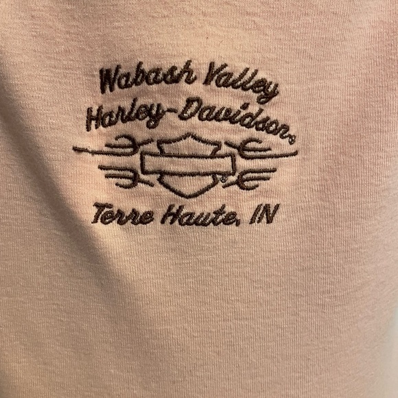 Harley Davidson Pink Embroidered Tank Top Size XL - Picture 7 of 11